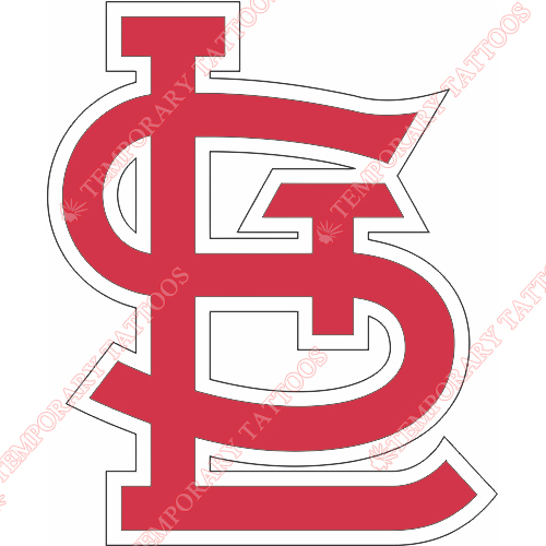 St. Louis Cardinals Customize Temporary Tattoos Stickers NO.1931